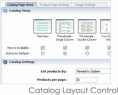 webshop from simplewebhosting.co.uk - cataloge layout control